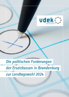 Cover Politische Positionen vdek Landtagswahl Brandenburg 