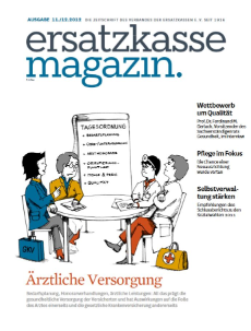 Titelblatt ersatzkasse magazin. 11./12.2012