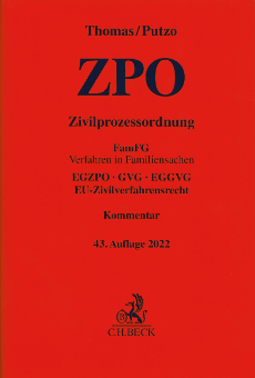 Buchcover: Zivilprozessordnung (ZPO)