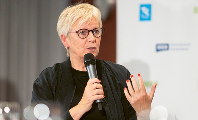 Maria Klein-Schmeink, Gesundheitspolitische Sprecherin von B&uuml;ndnis 90 / Die Gr&uuml;nen, beim vdek-Zukunftsforum 2022
